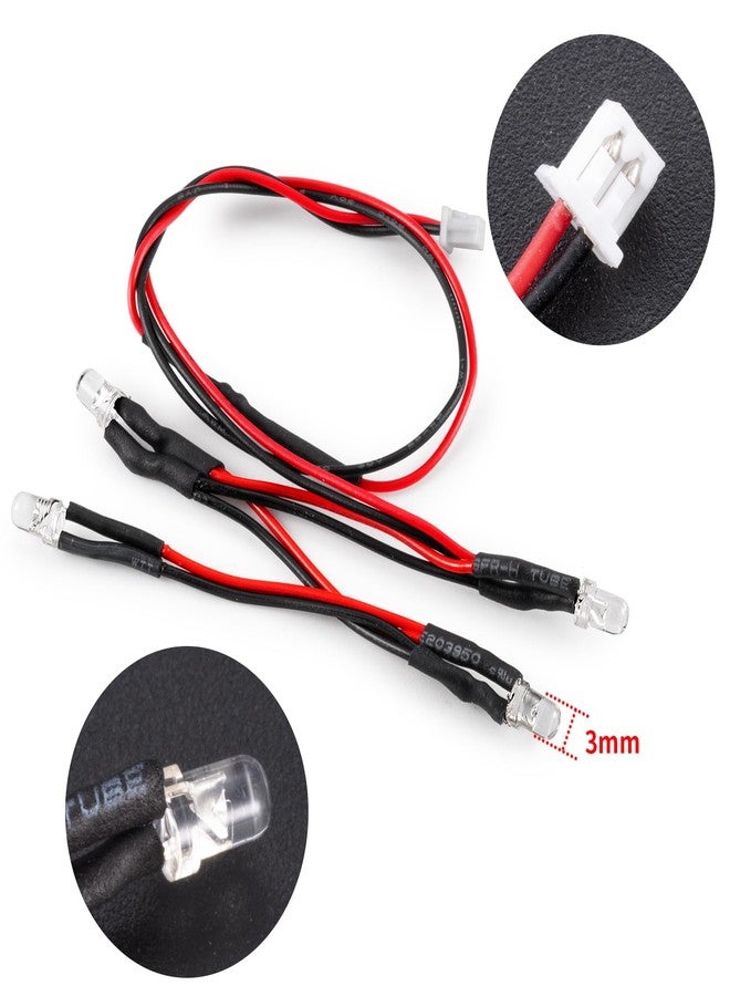 QUE-T RC LED Roof Light Headlight Lamp for 1/18 HPI Venture HILUX RC Crawler Car - Image 5